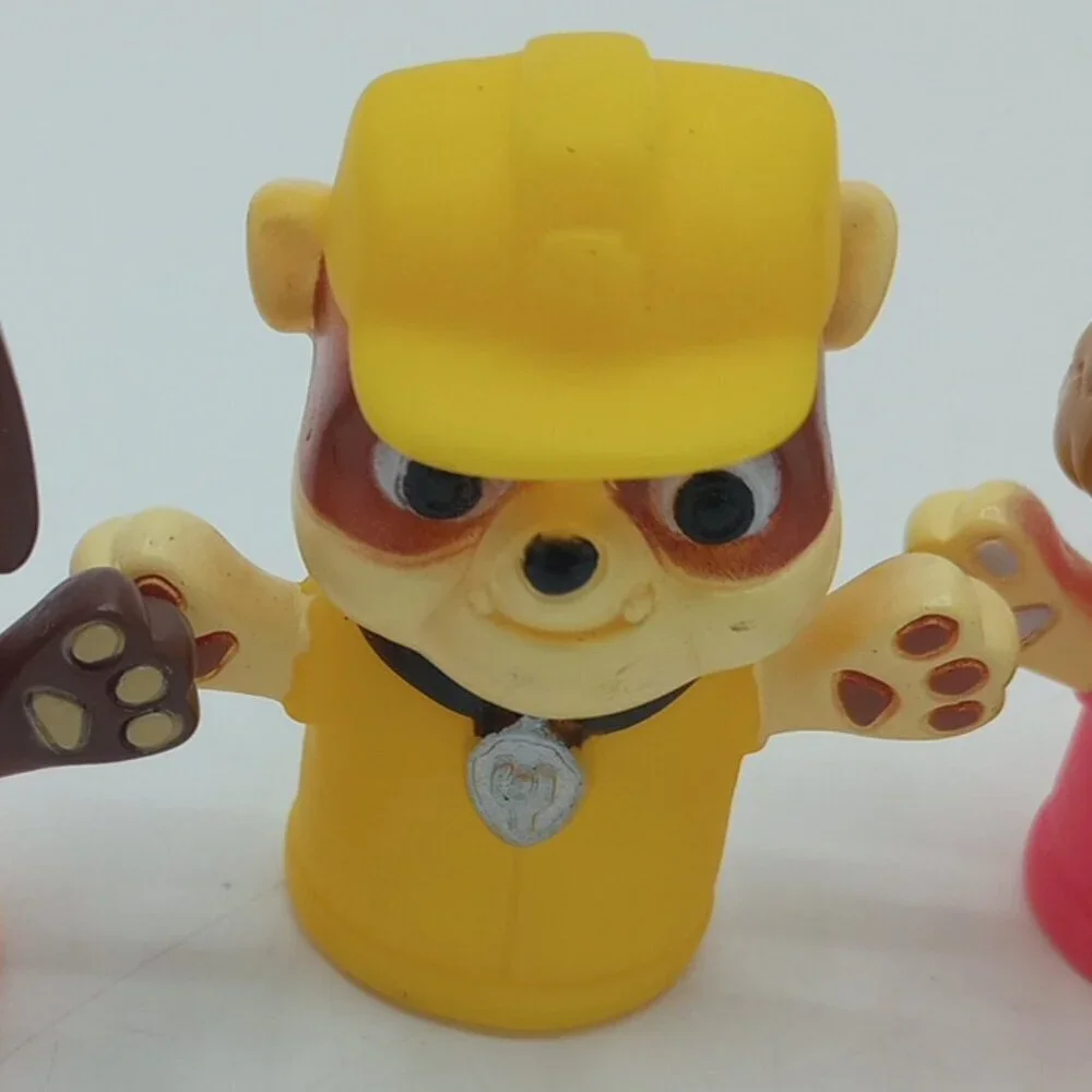 Paw Patrol Bath Finger Puppets Set of 5 Chase Marshall Skye Rubble Zuma Nickelod